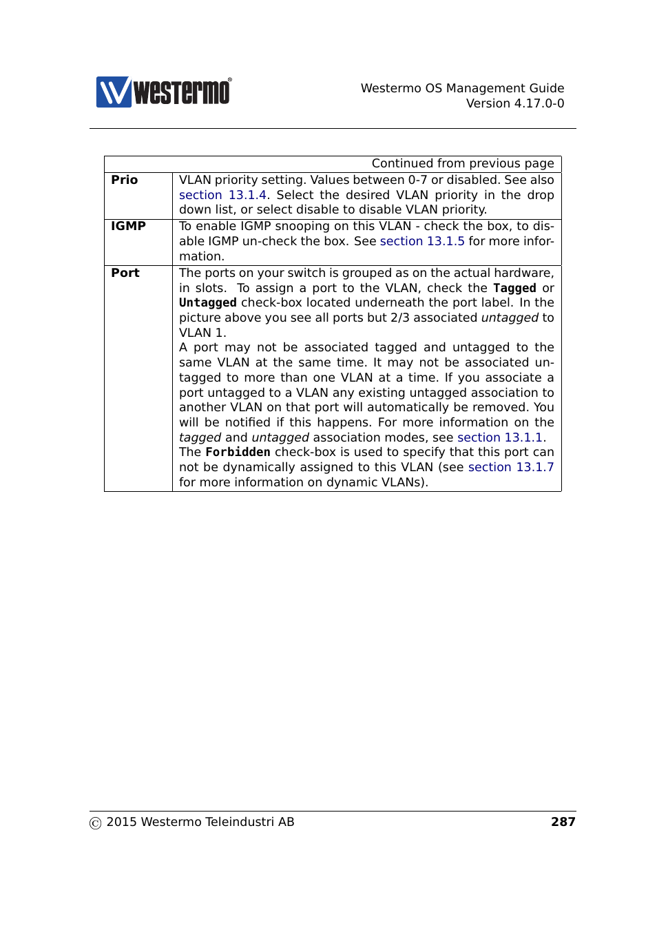 Westermo RedFox Series User Manual | Page 287 / 977