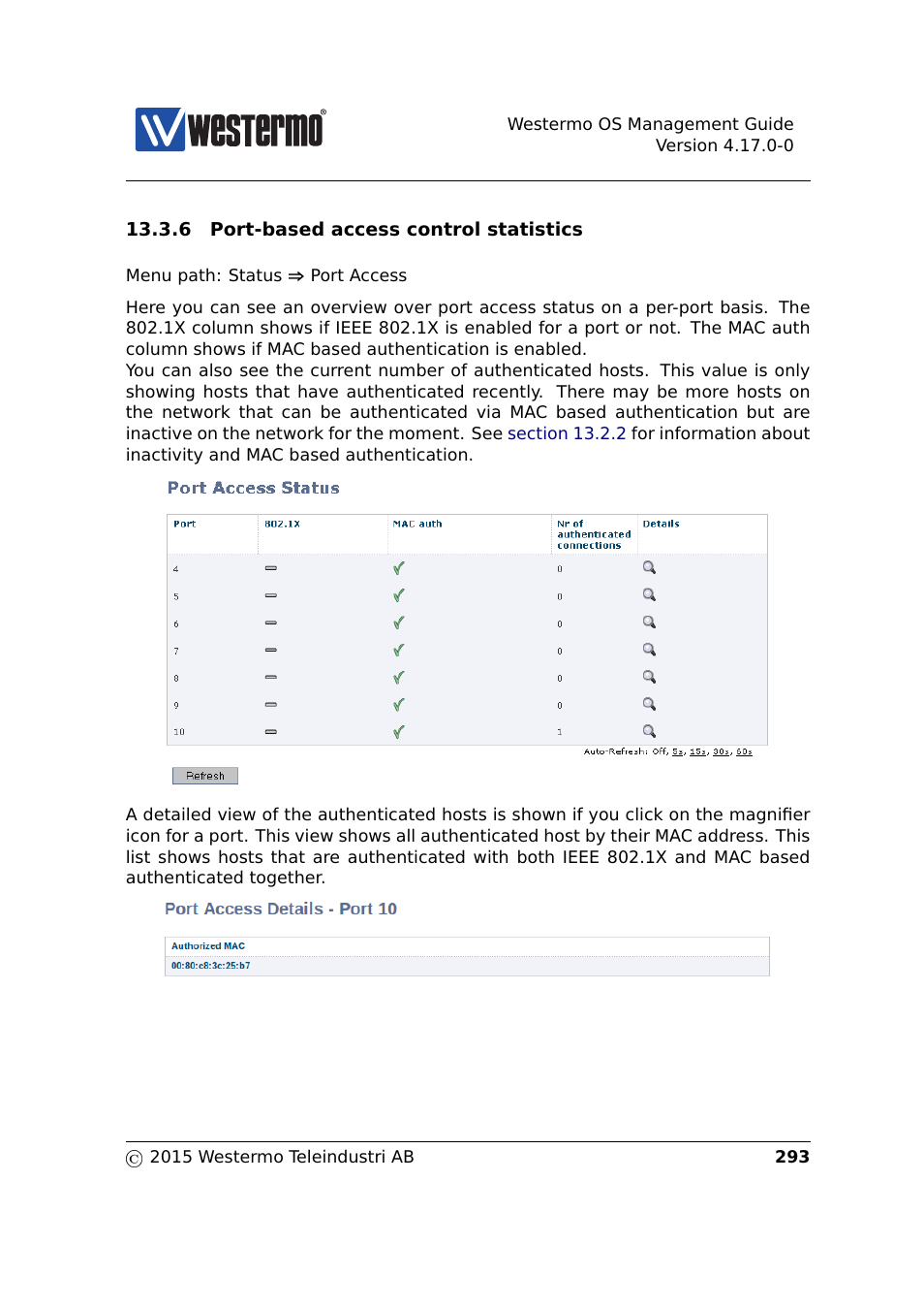 Westermo RedFox Series User Manual | Page 293 / 977