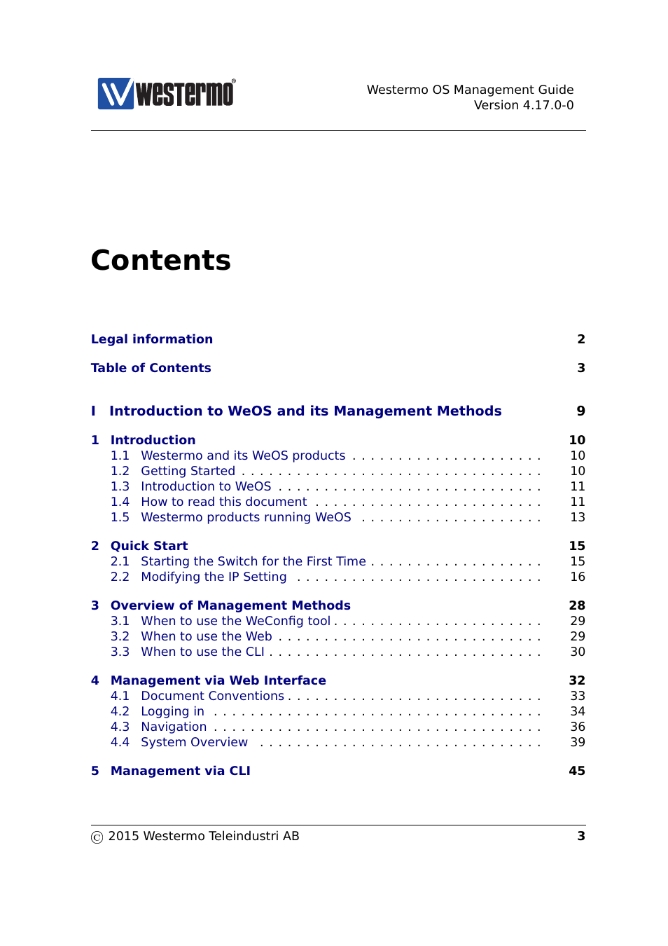 Westermo RedFox Series User Manual | Page 3 / 977