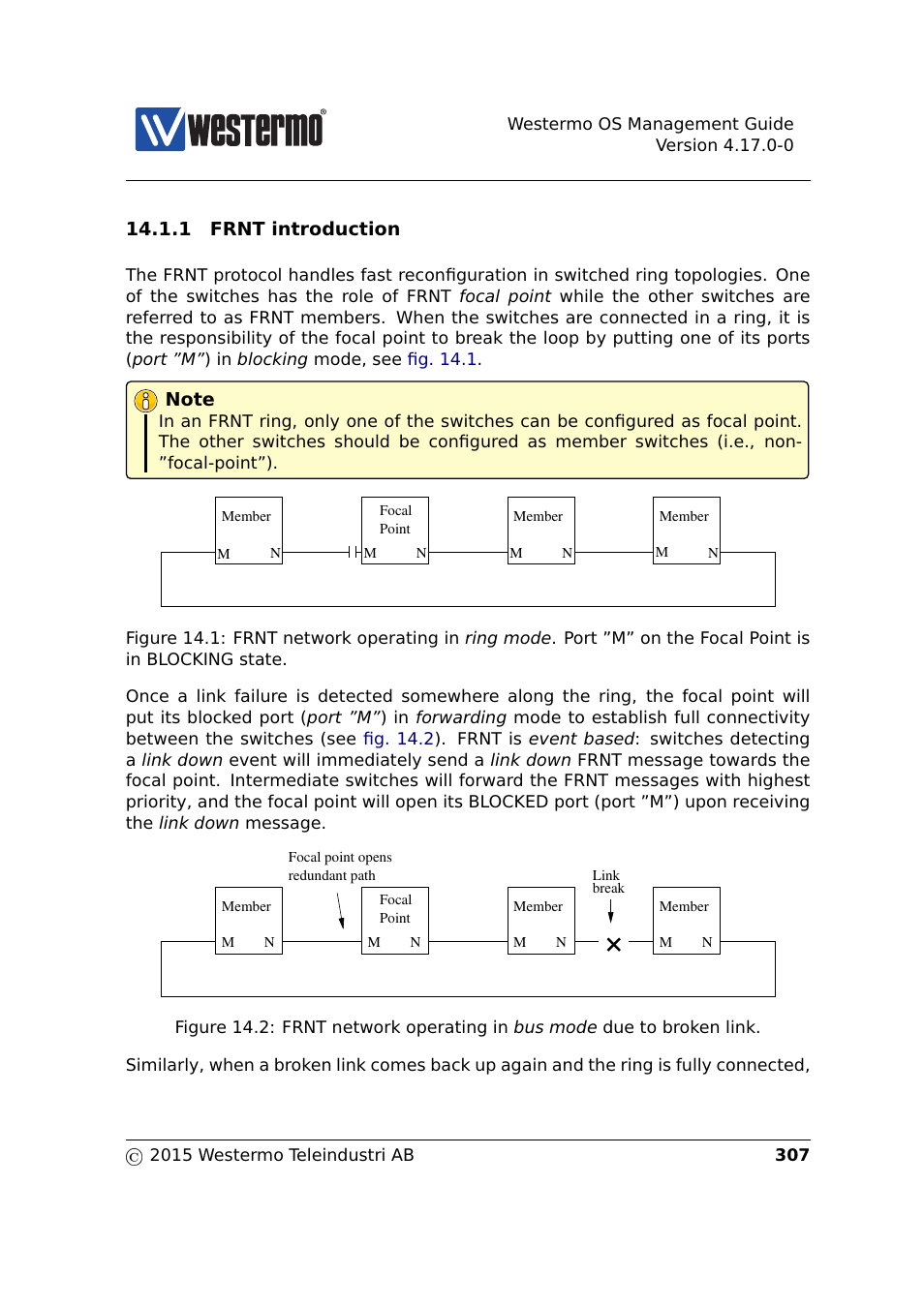 Sections 14.1.1, Section 14.1.1 | Westermo RedFox Series User Manual | Page 307 / 977
