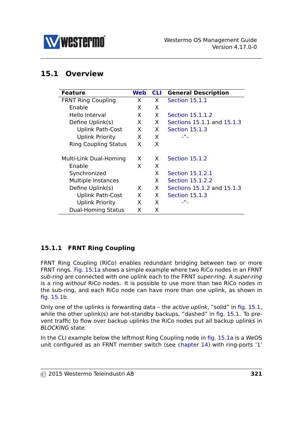 1 overview | Westermo RedFox Series User Manual | Page 321 / 977