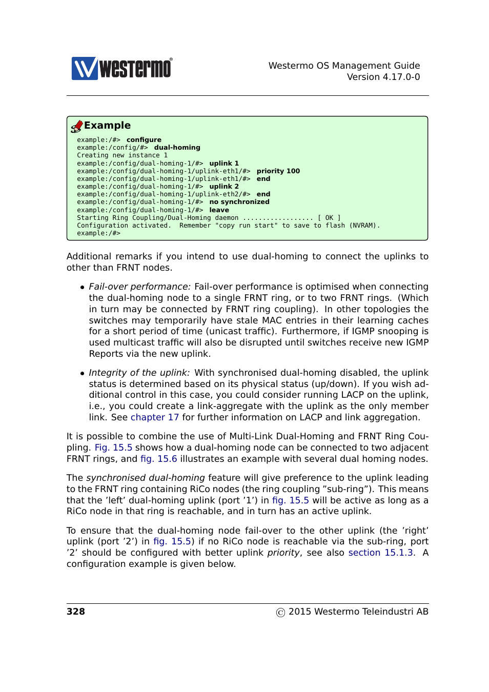 Westermo RedFox Series User Manual | Page 328 / 977