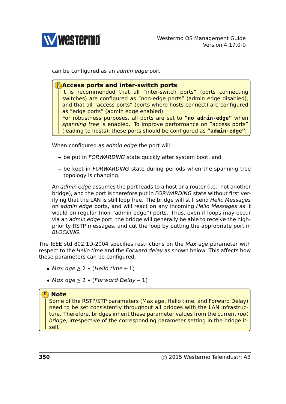 Westermo RedFox Series User Manual | Page 350 / 977