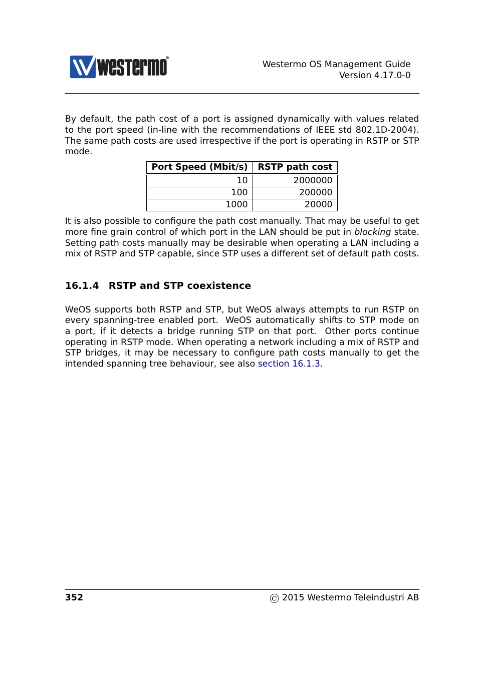 Westermo RedFox Series User Manual | Page 352 / 977