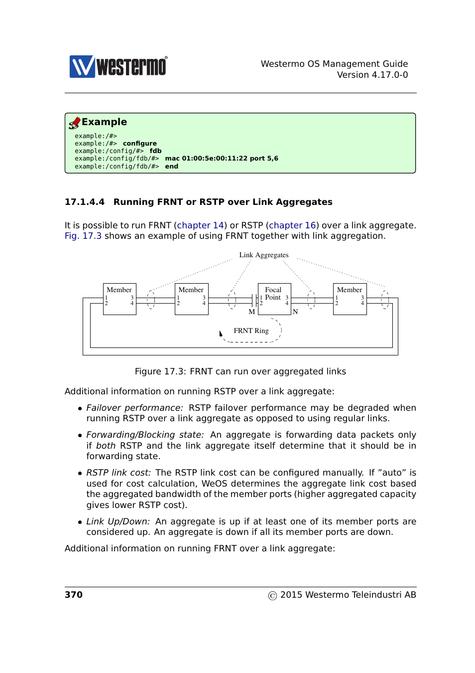 Example | Westermo RedFox Series User Manual | Page 370 / 977