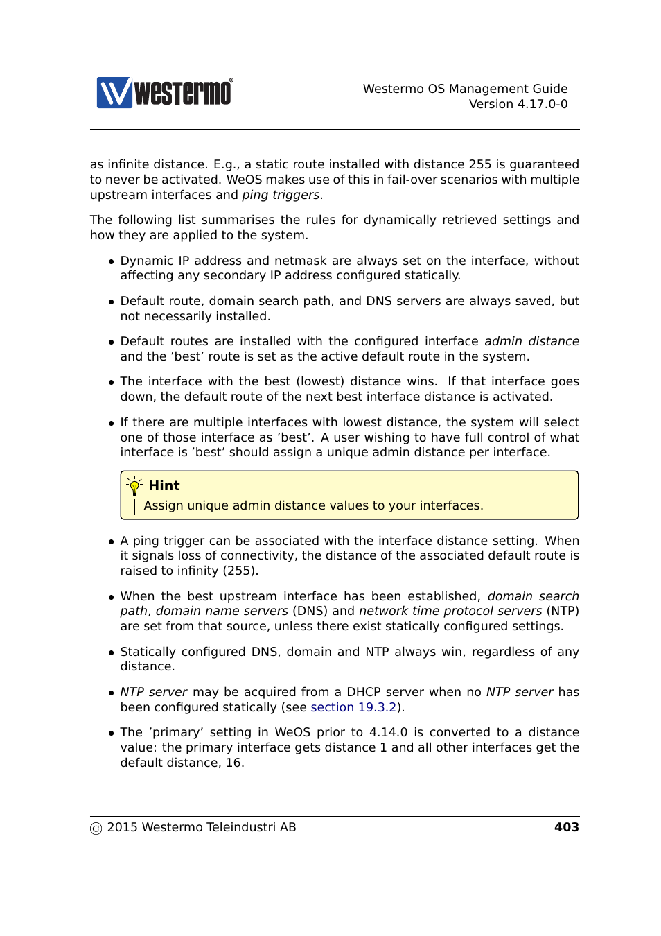 Westermo RedFox Series User Manual | Page 403 / 977