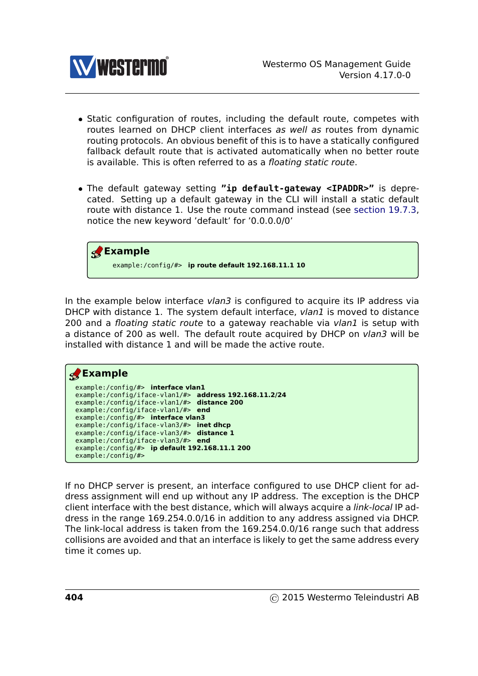 Westermo RedFox Series User Manual | Page 404 / 977