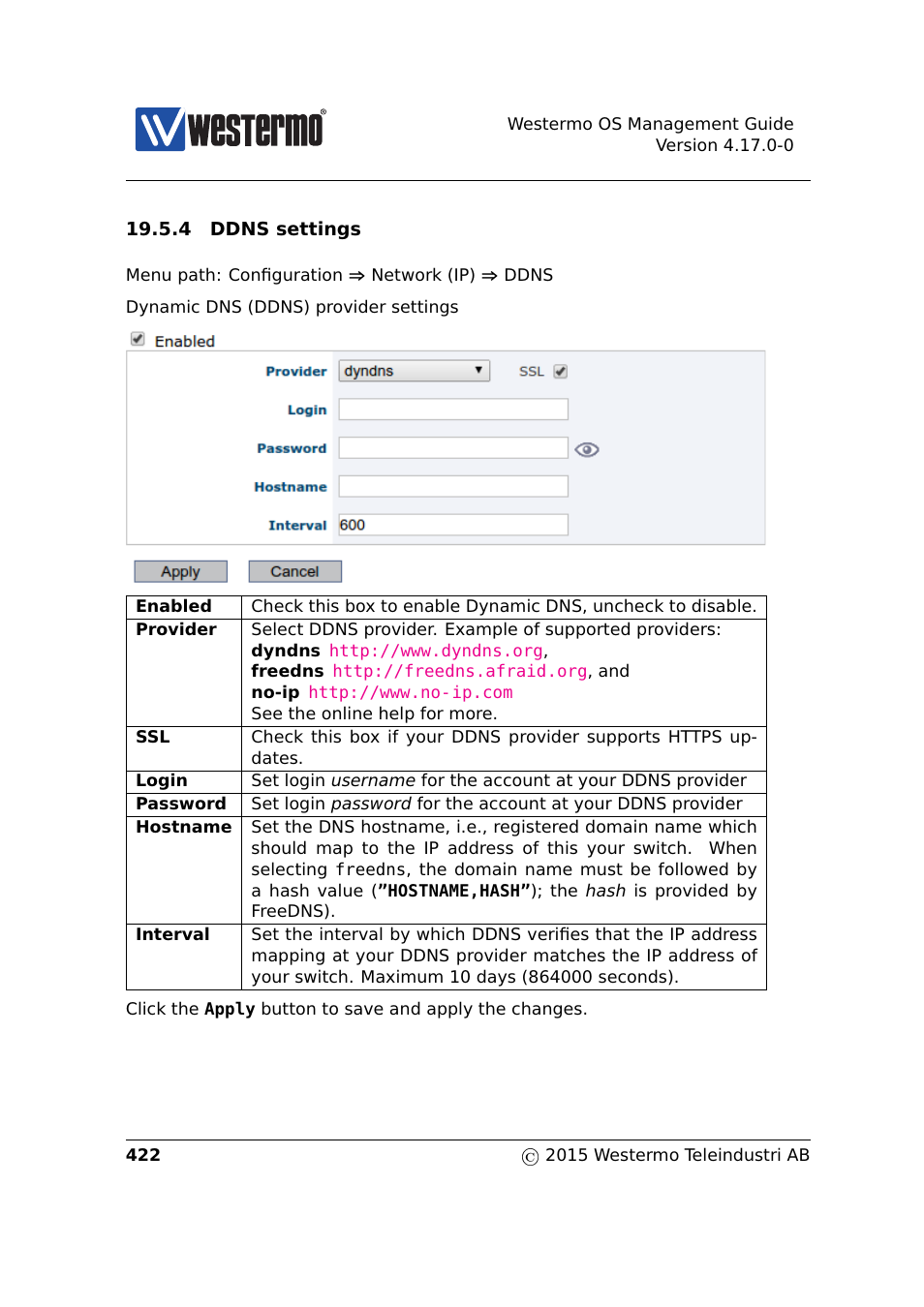 Westermo RedFox Series User Manual | Page 422 / 977