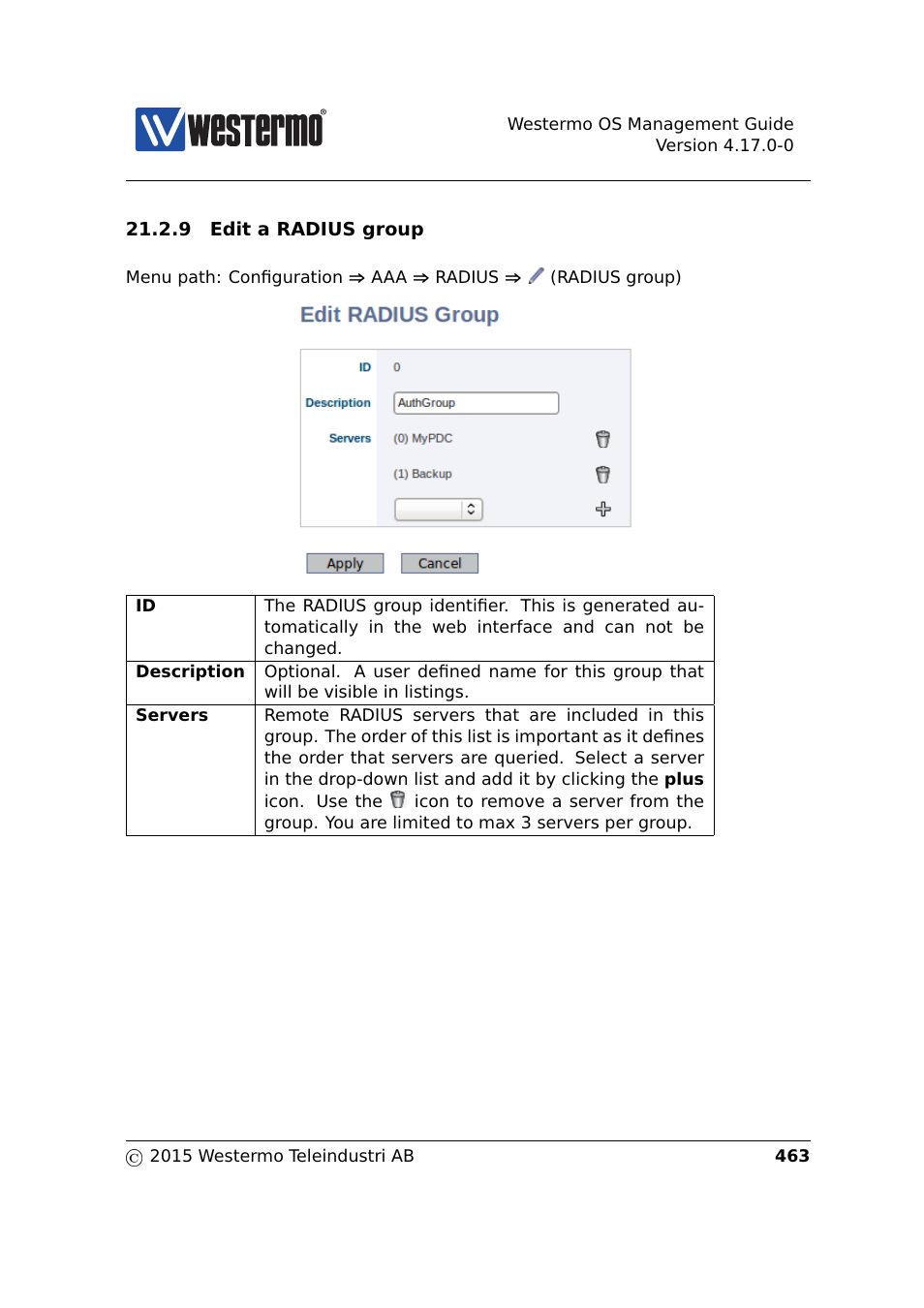 Westermo RedFox Series User Manual | Page 463 / 977