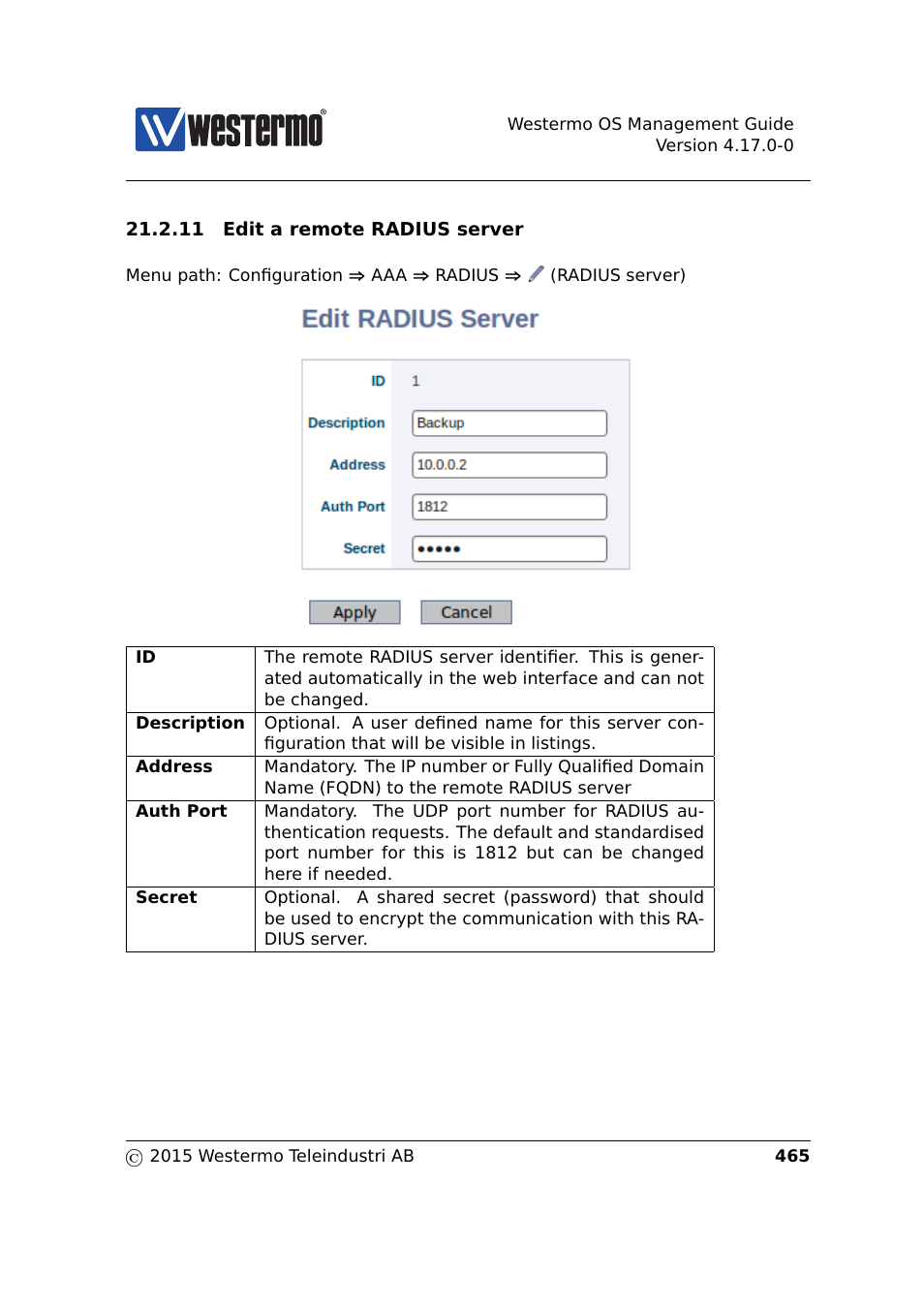 Westermo RedFox Series User Manual | Page 465 / 977