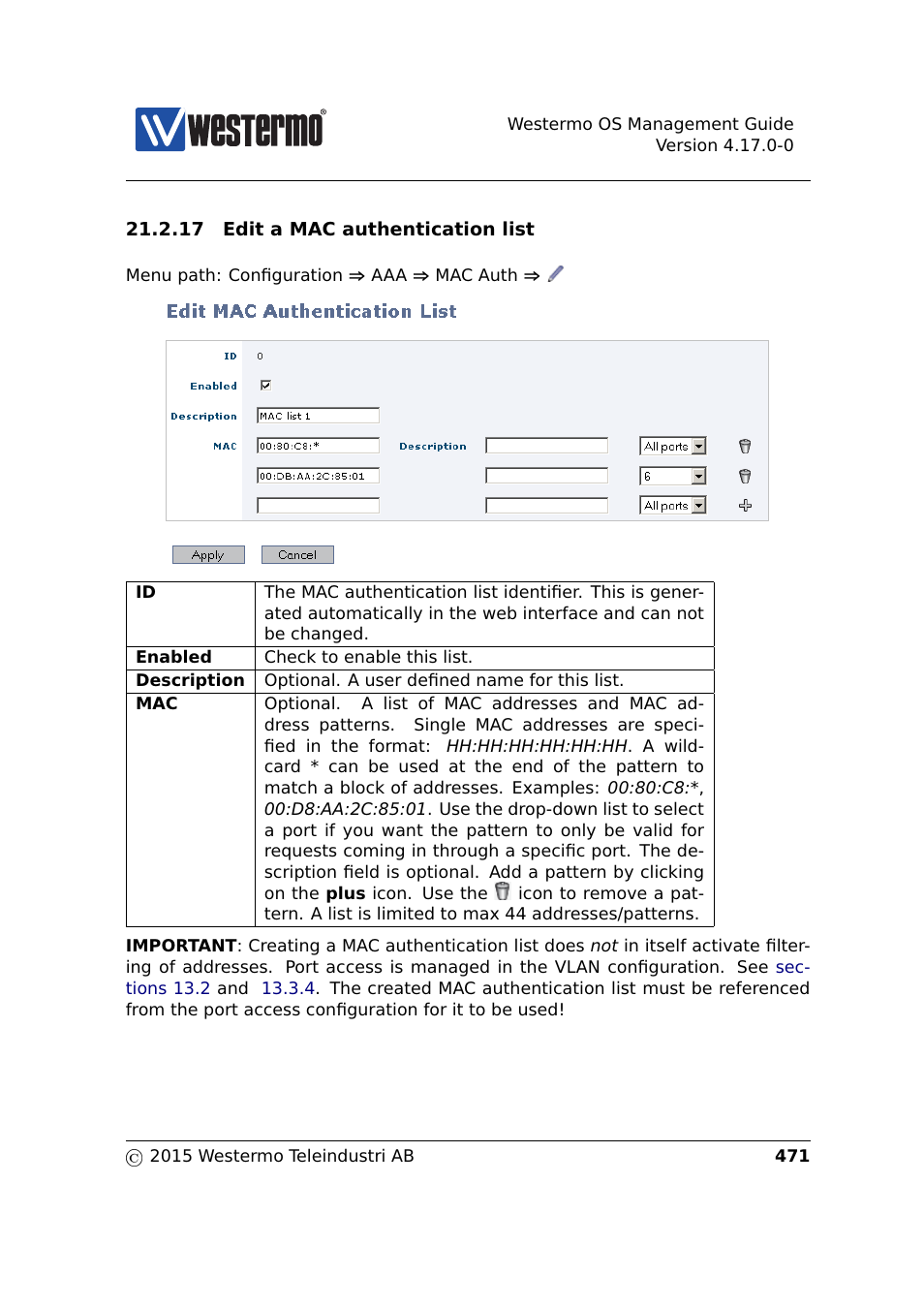 Westermo RedFox Series User Manual | Page 471 / 977