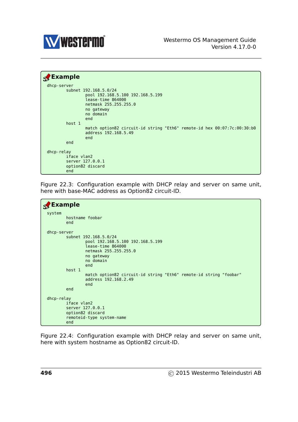 Fig. 22.3, Fig. 22.4, Example | Westermo RedFox Series User Manual | Page 496 / 977