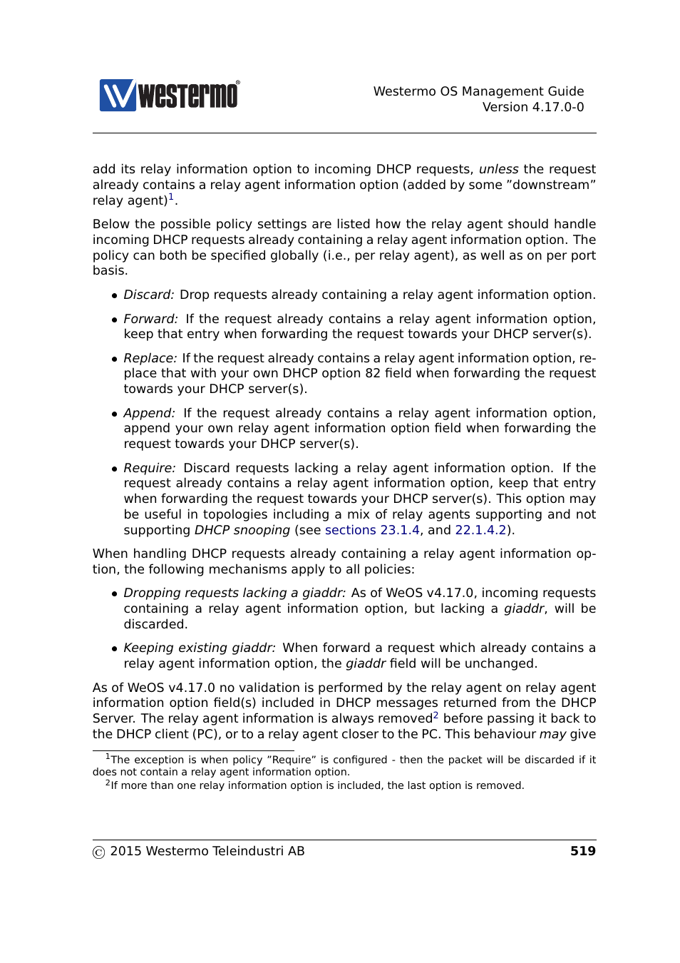 Westermo RedFox Series User Manual | Page 519 / 977