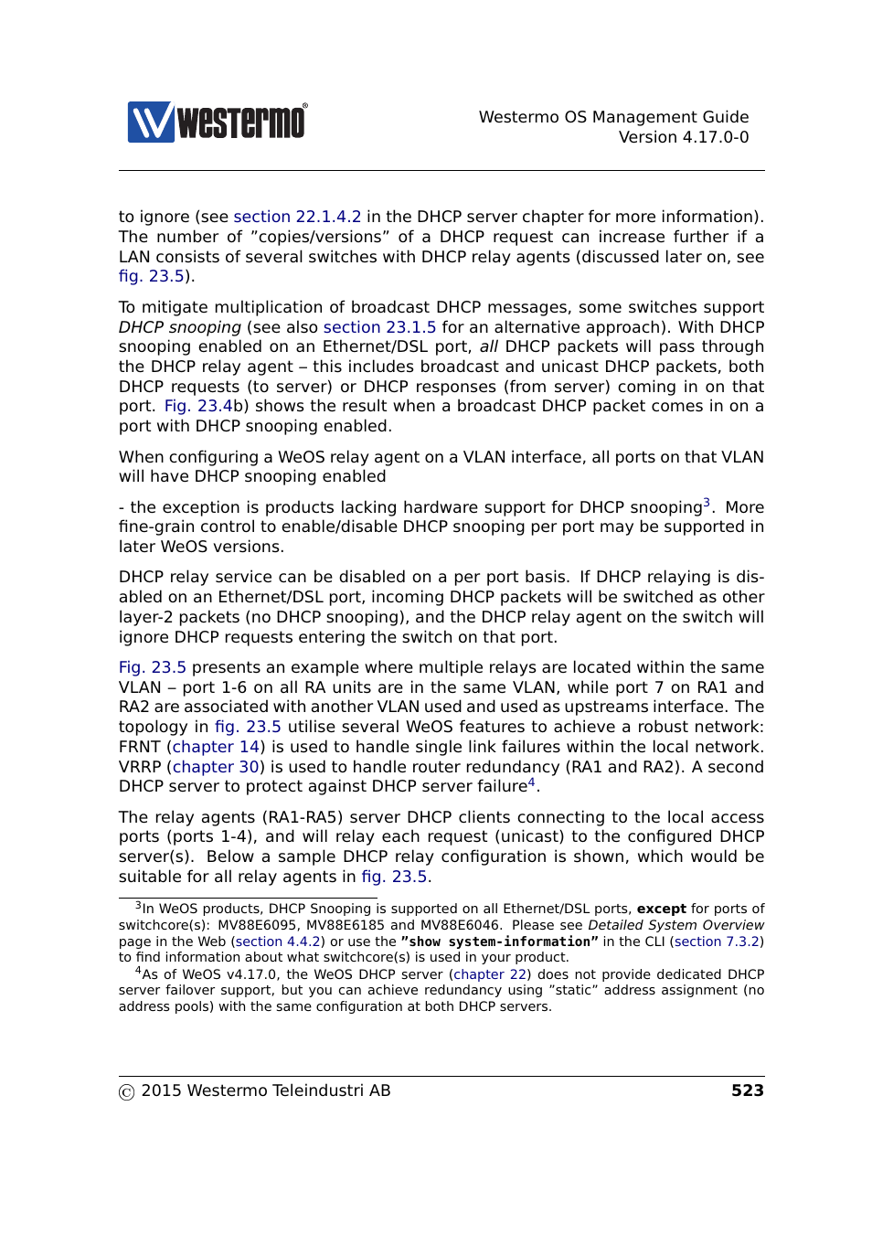 Westermo RedFox Series User Manual | Page 523 / 977