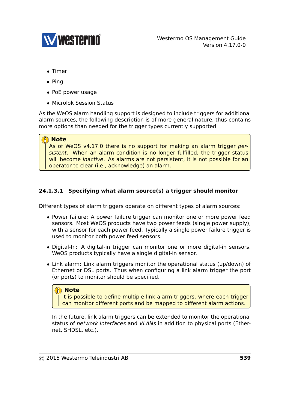 Westermo RedFox Series User Manual | Page 539 / 977