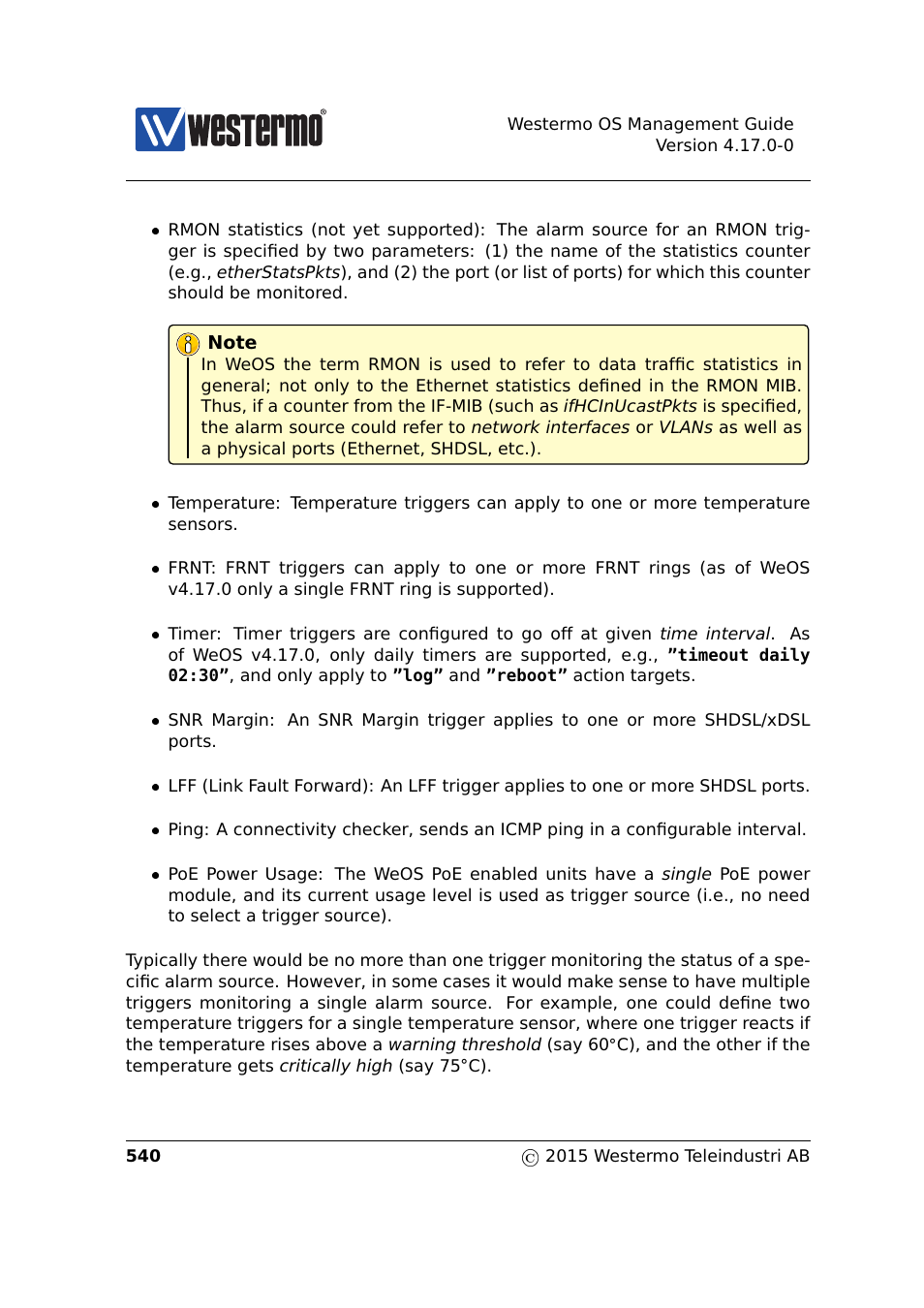 Westermo RedFox Series User Manual | Page 540 / 977