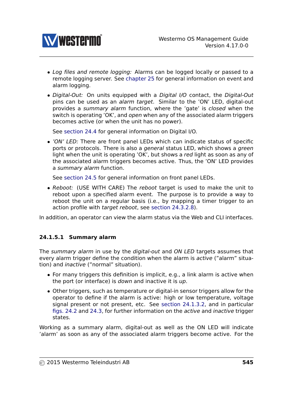 Section 24.1.5.1 | Westermo RedFox Series User Manual | Page 545 / 977