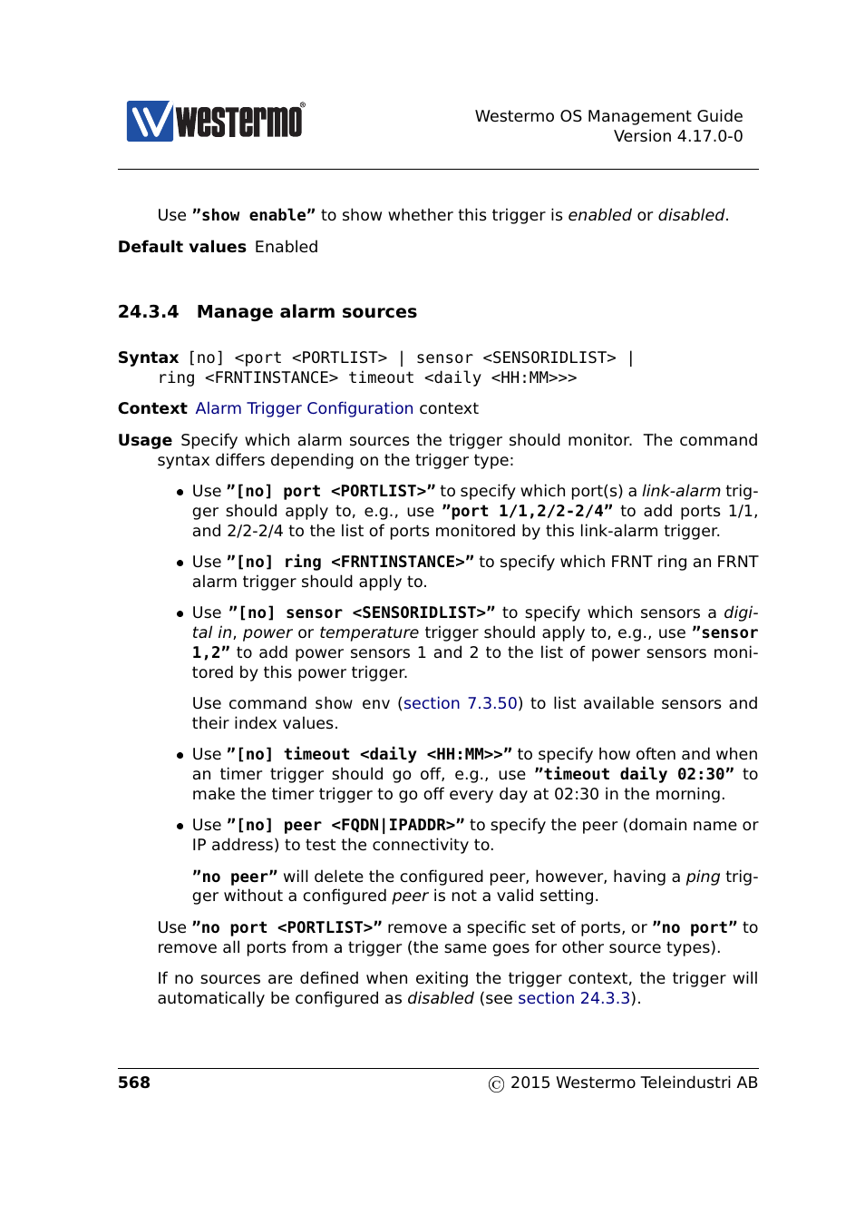 Section 24.3.4 | Westermo RedFox Series User Manual | Page 568 / 977