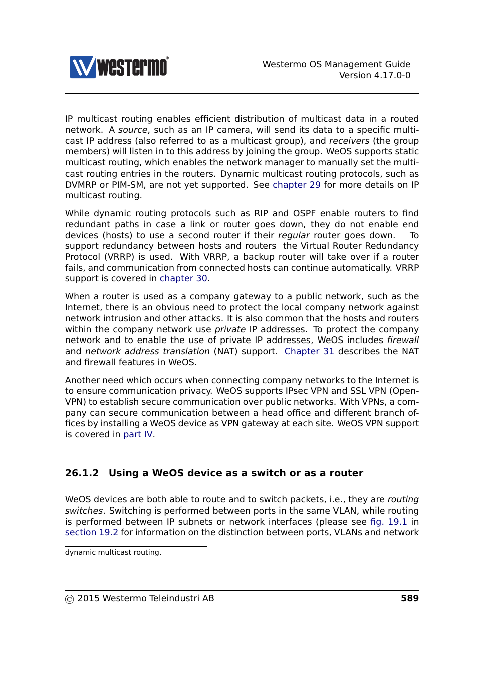 Westermo RedFox Series User Manual | Page 589 / 977