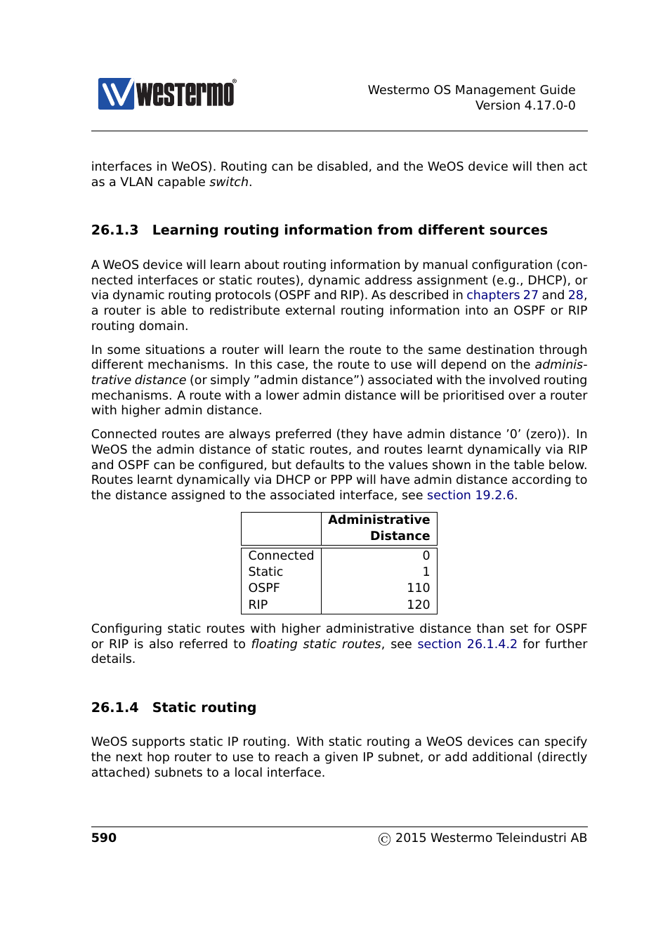 Section 26.1.4 | Westermo RedFox Series User Manual | Page 590 / 977