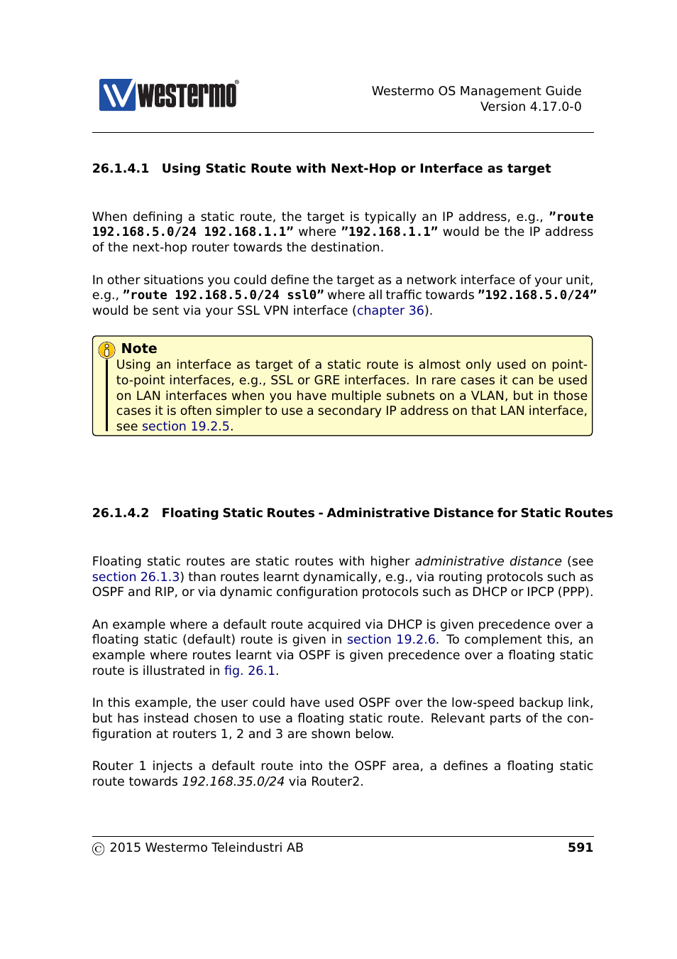 Section 26.1.4.2 | Westermo RedFox Series User Manual | Page 591 / 977