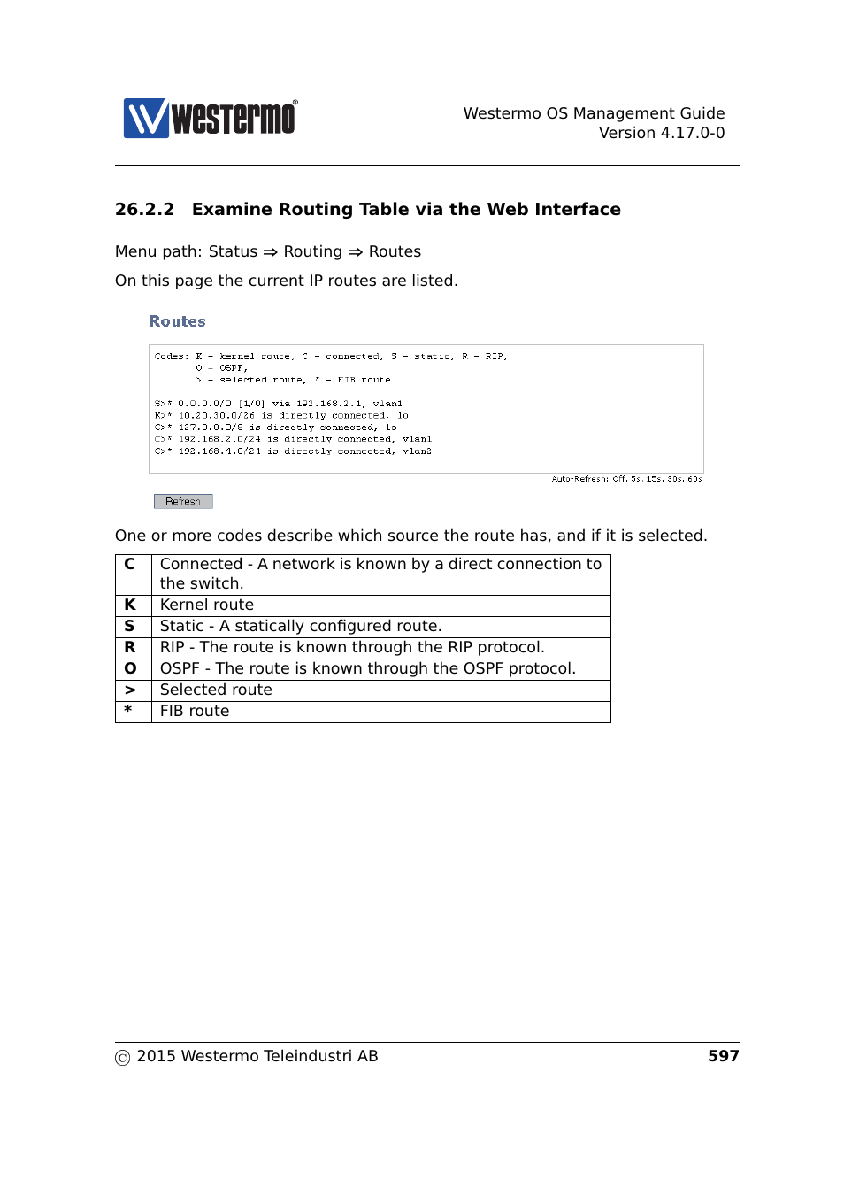 Tion 26.2.2 | Westermo RedFox Series User Manual | Page 597 / 977