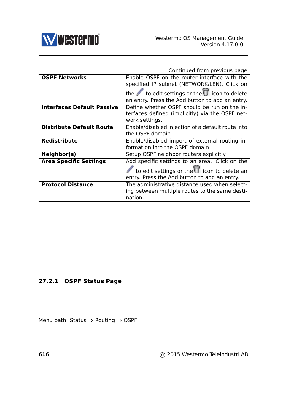 Westermo RedFox Series User Manual | Page 616 / 977