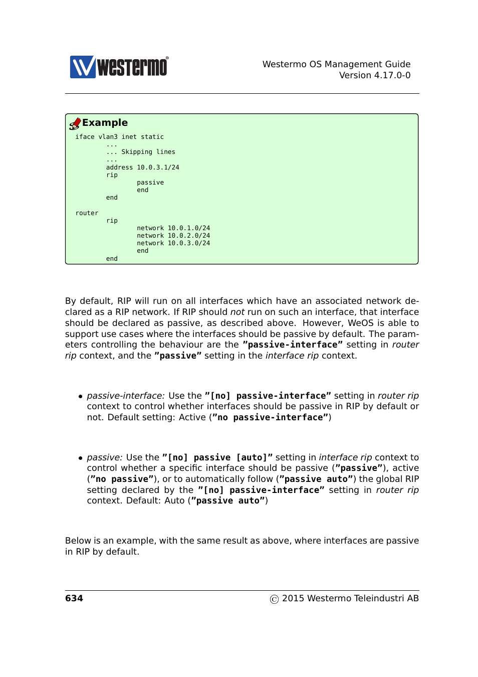 Example | Westermo RedFox Series User Manual | Page 634 / 977