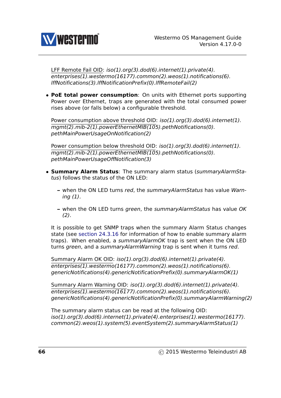 Westermo RedFox Series User Manual | Page 66 / 977