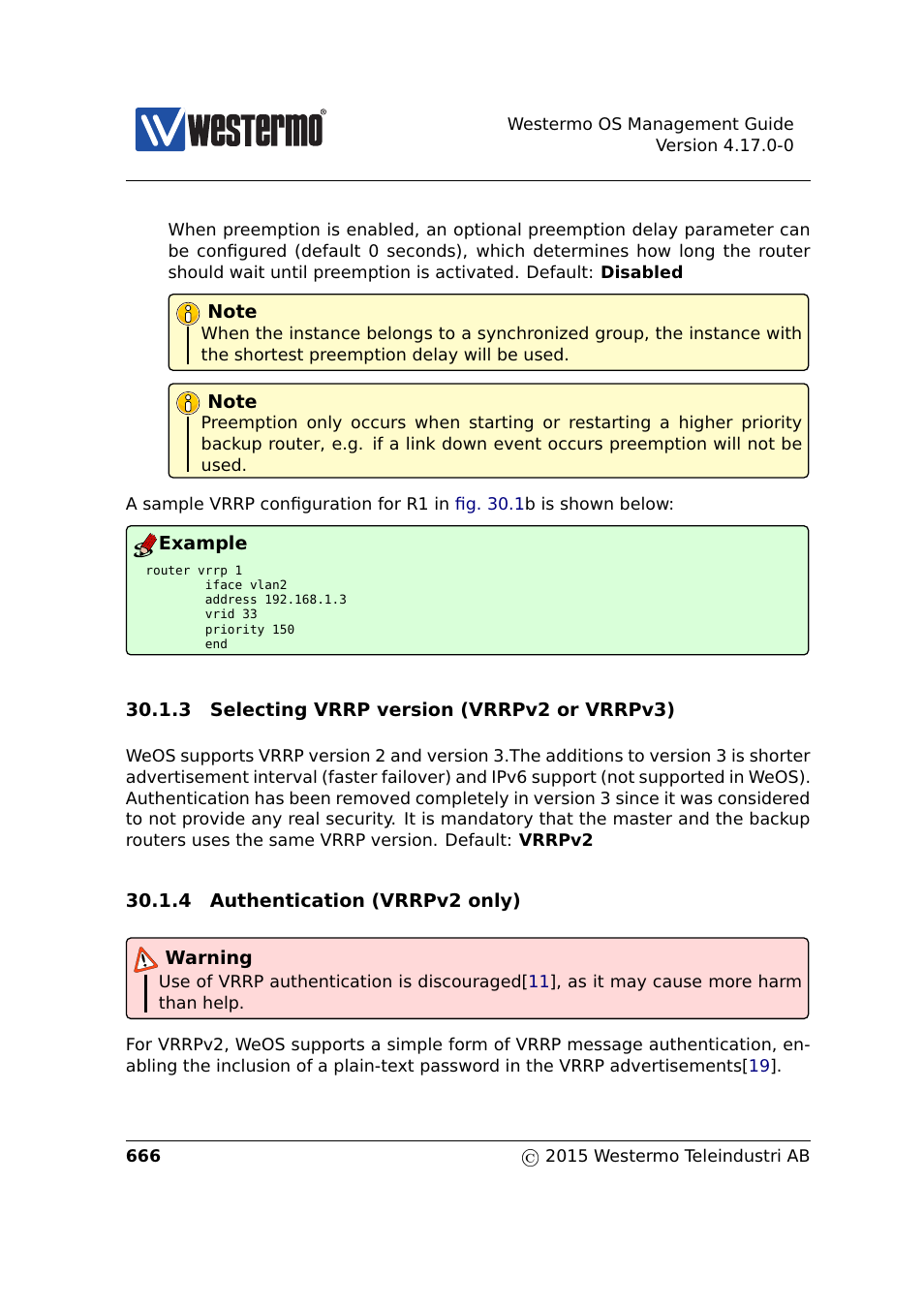 Section 30.1.4, Tion 30.1.3 | Westermo RedFox Series User Manual | Page 666 / 977