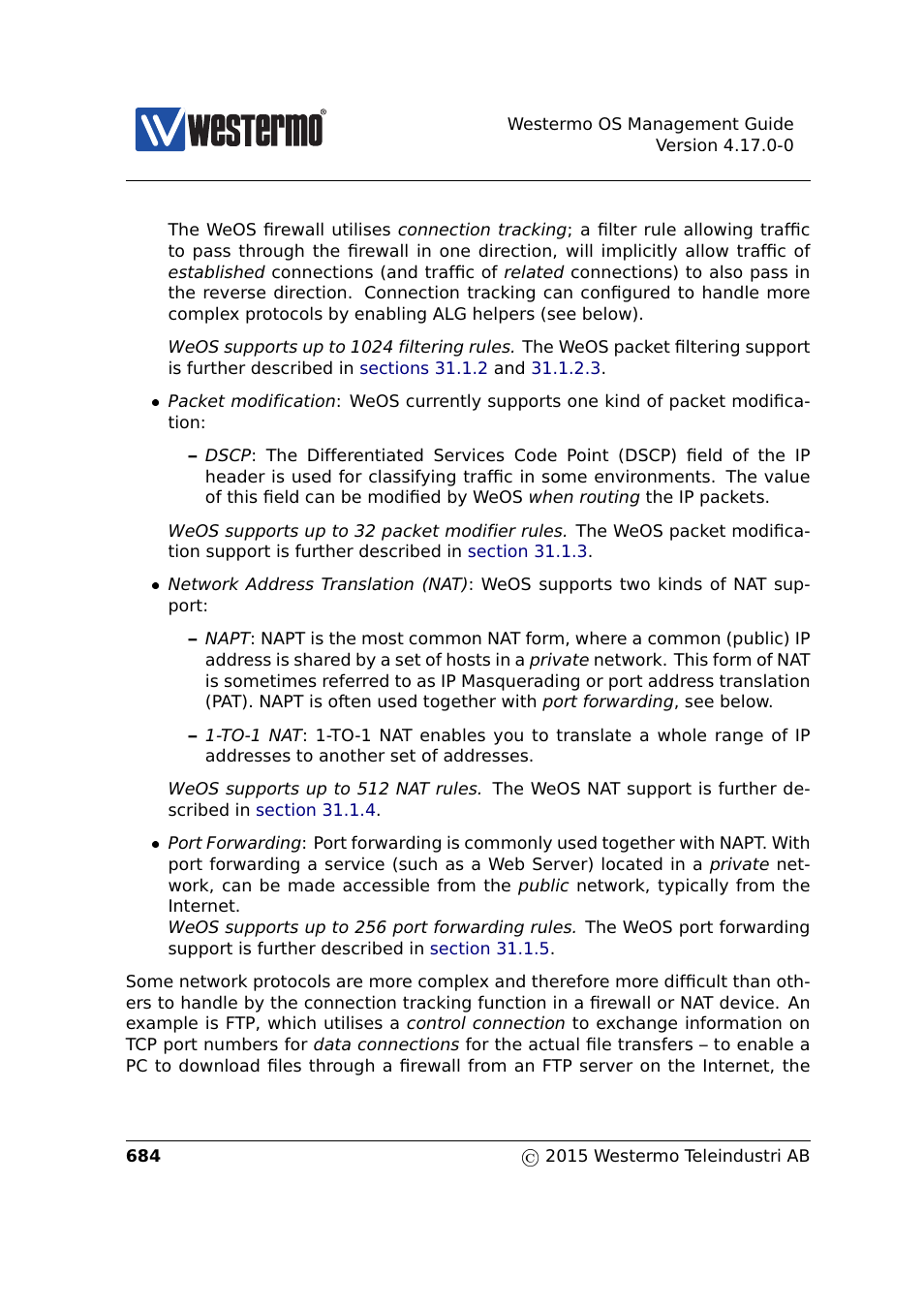 Westermo RedFox Series User Manual | Page 684 / 977