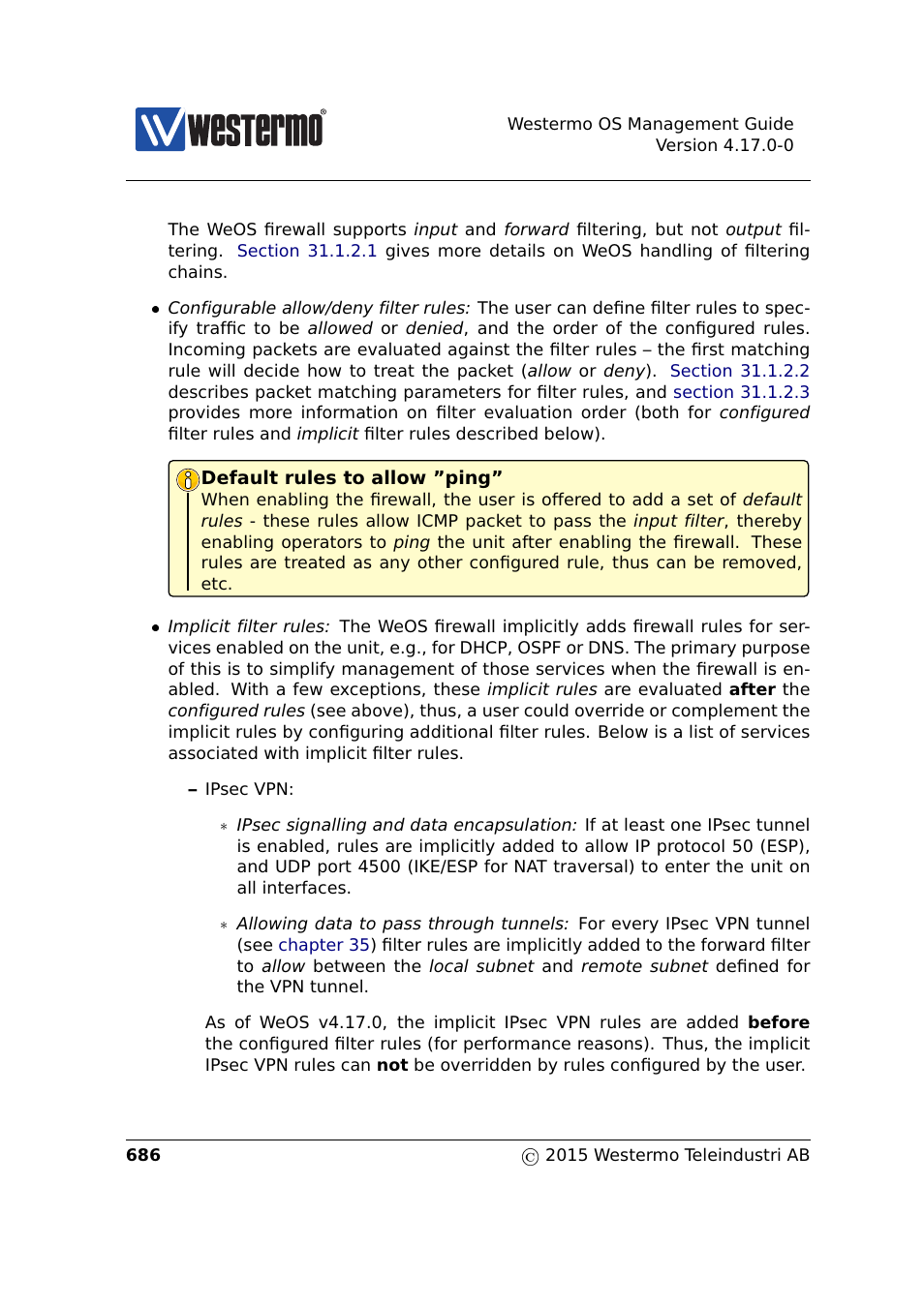 Westermo RedFox Series User Manual | Page 686 / 977