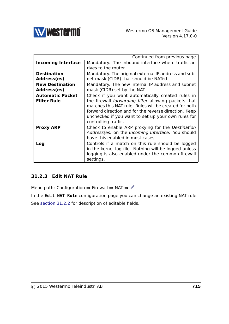 Westermo RedFox Series User Manual | Page 715 / 977