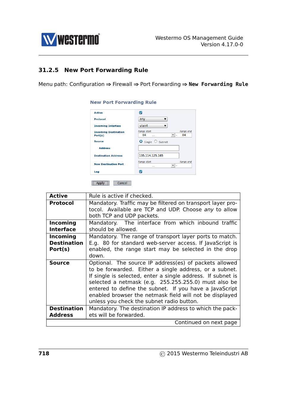 Westermo RedFox Series User Manual | Page 718 / 977