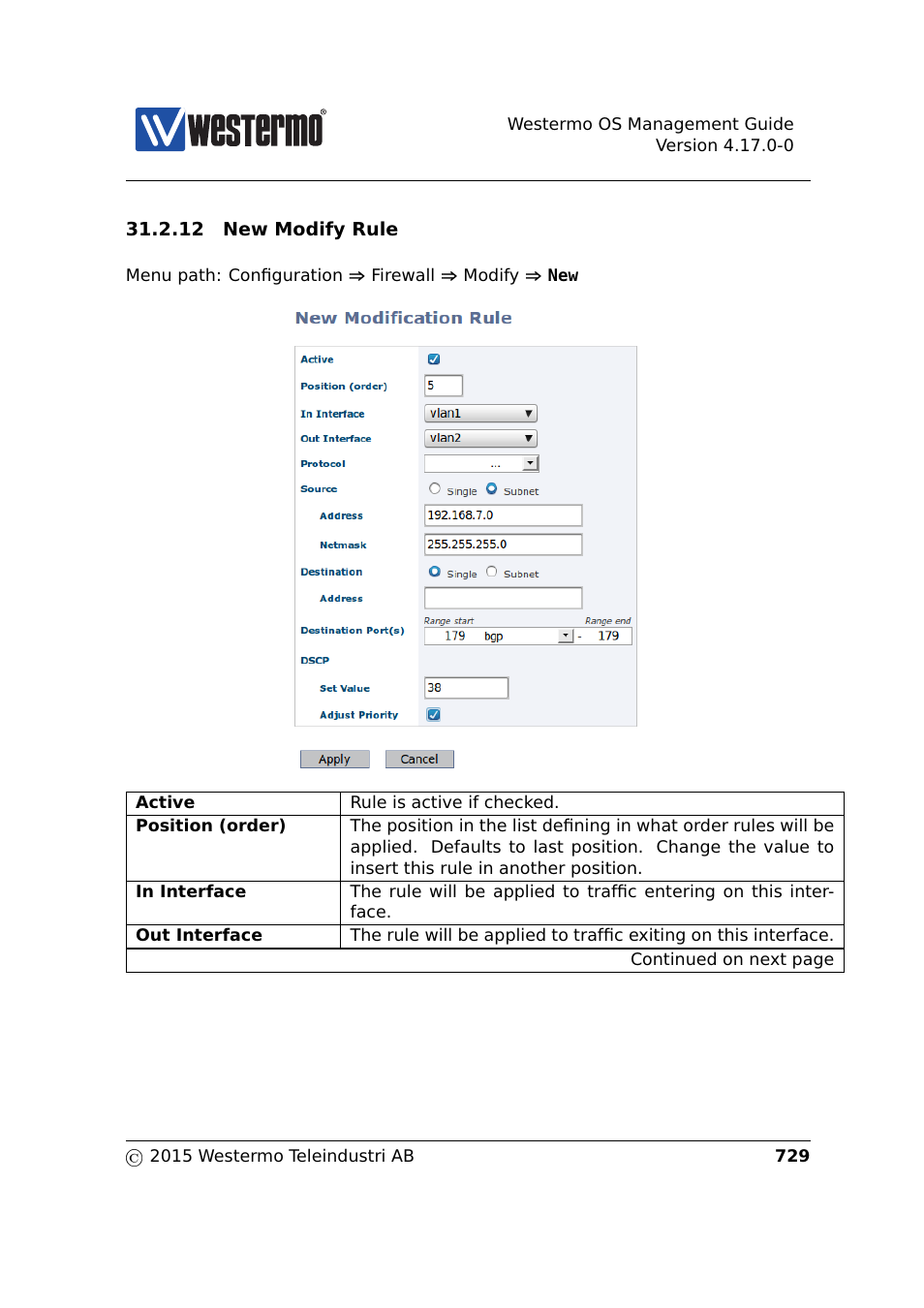 Westermo RedFox Series User Manual | Page 729 / 977