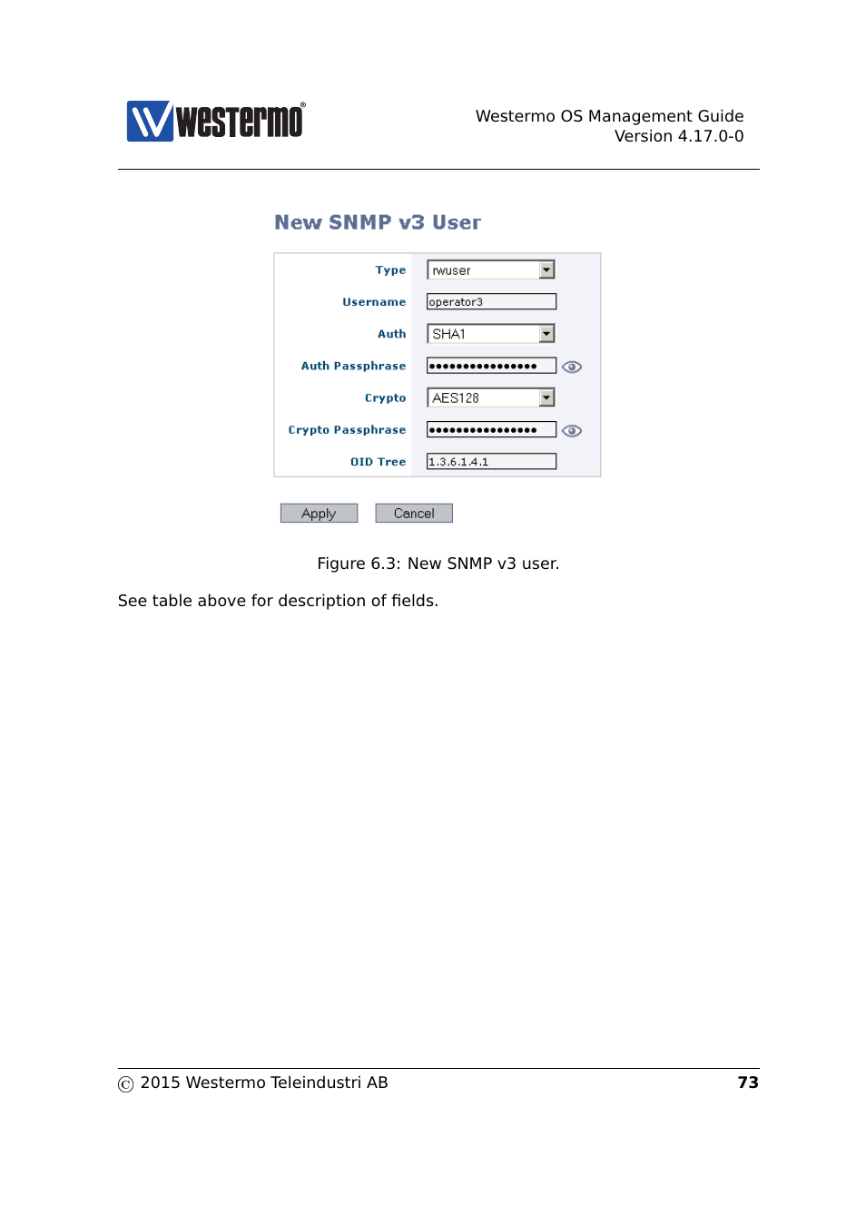 Westermo RedFox Series User Manual | Page 73 / 977