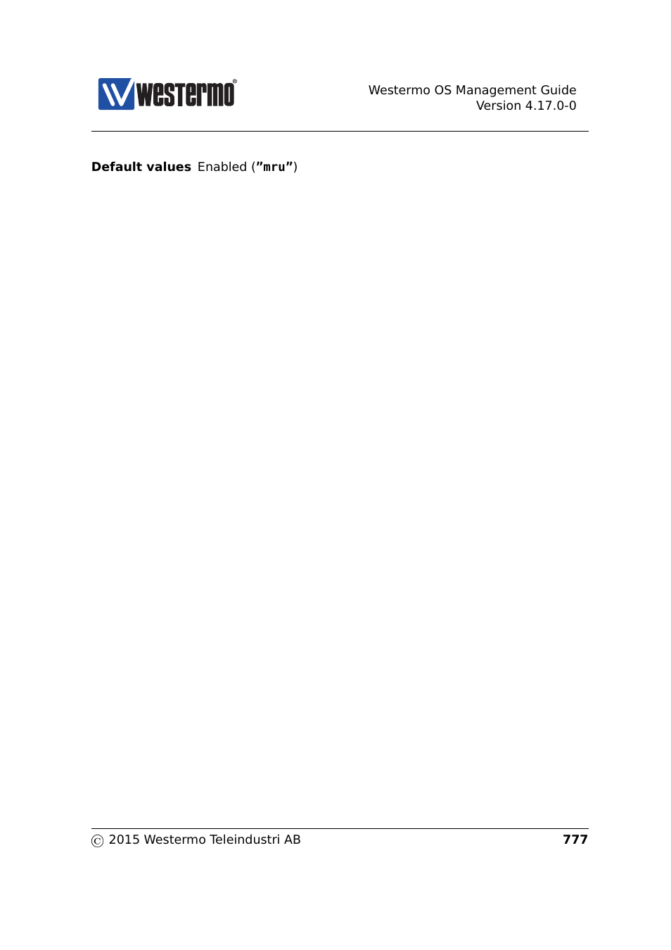 Westermo RedFox Series User Manual | Page 777 / 977