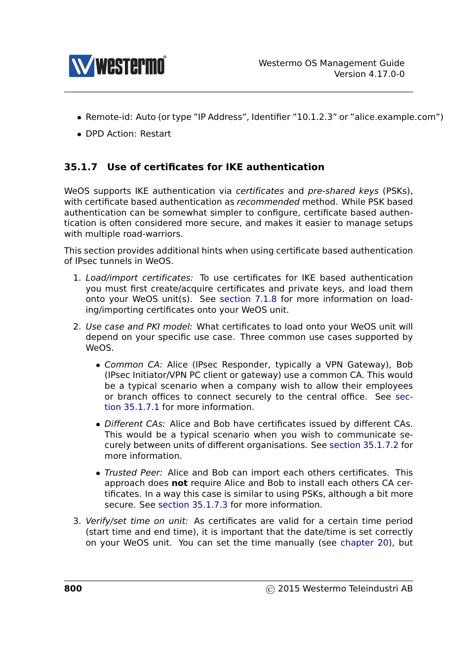 Westermo RedFox Series User Manual | Page 800 / 977