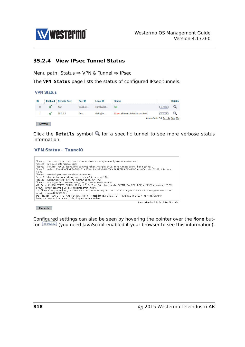 Westermo RedFox Series User Manual | Page 818 / 977