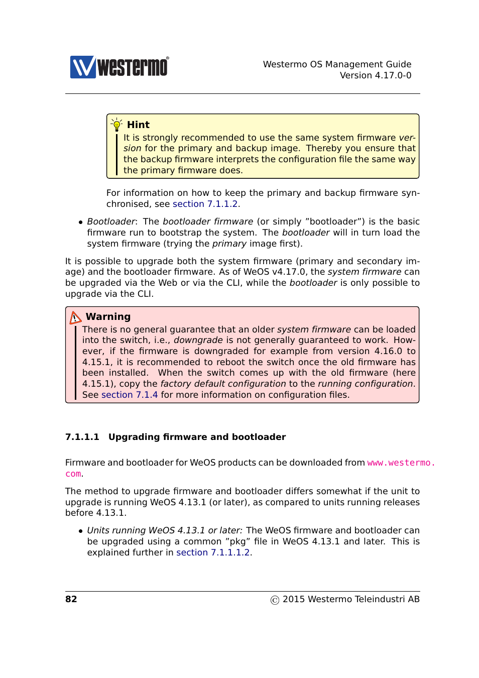 Westermo RedFox Series User Manual | Page 82 / 977