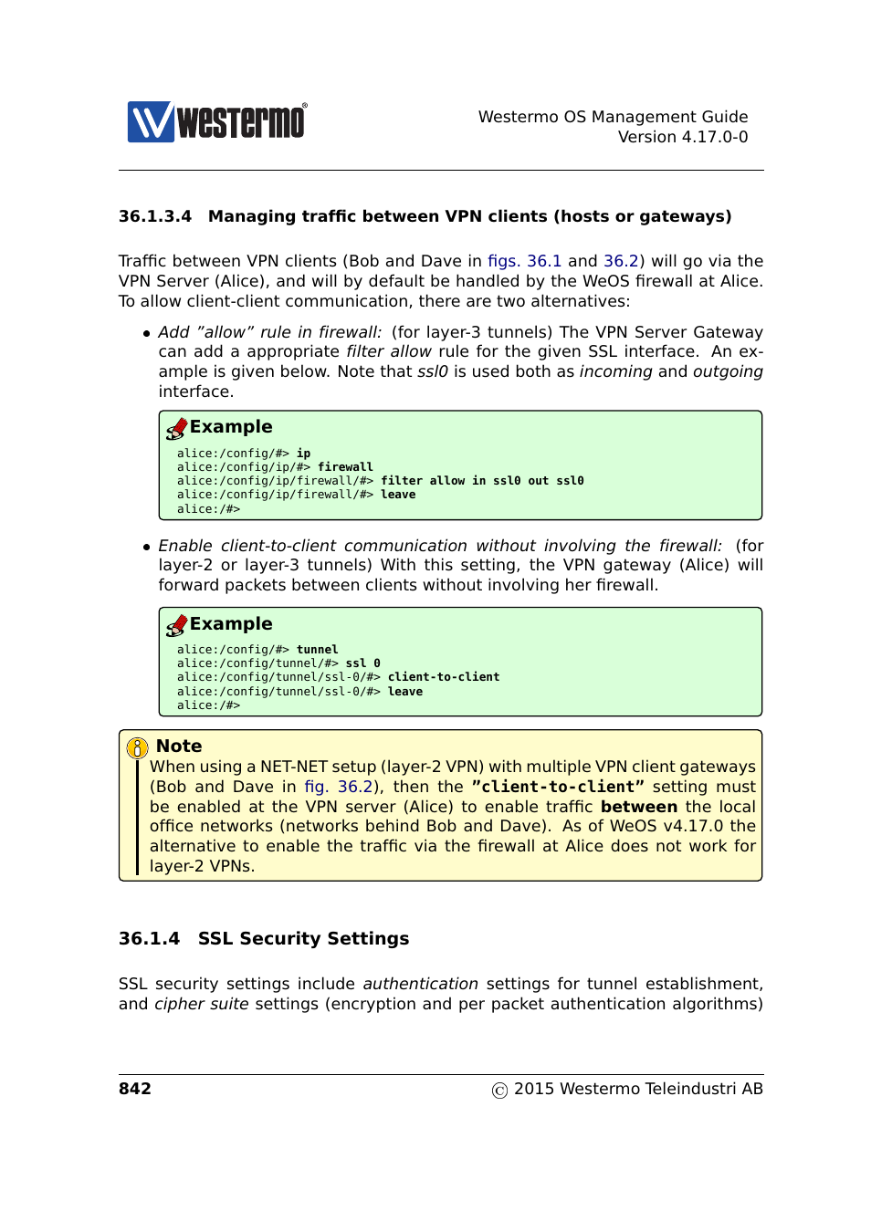 Section 36.1.4, Section 36.1.3.4 | Westermo RedFox Series User Manual | Page 842 / 977