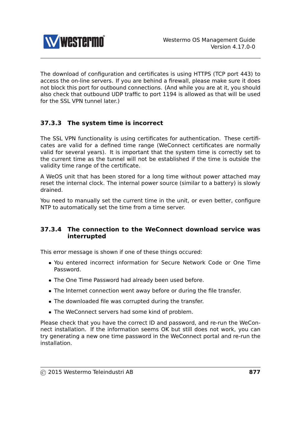 Westermo RedFox Series User Manual | Page 877 / 977