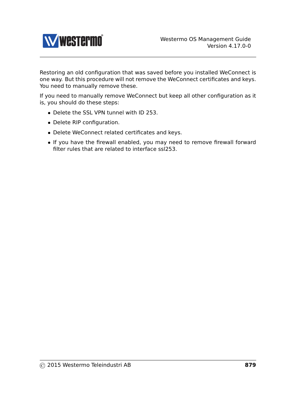 Westermo RedFox Series User Manual | Page 879 / 977