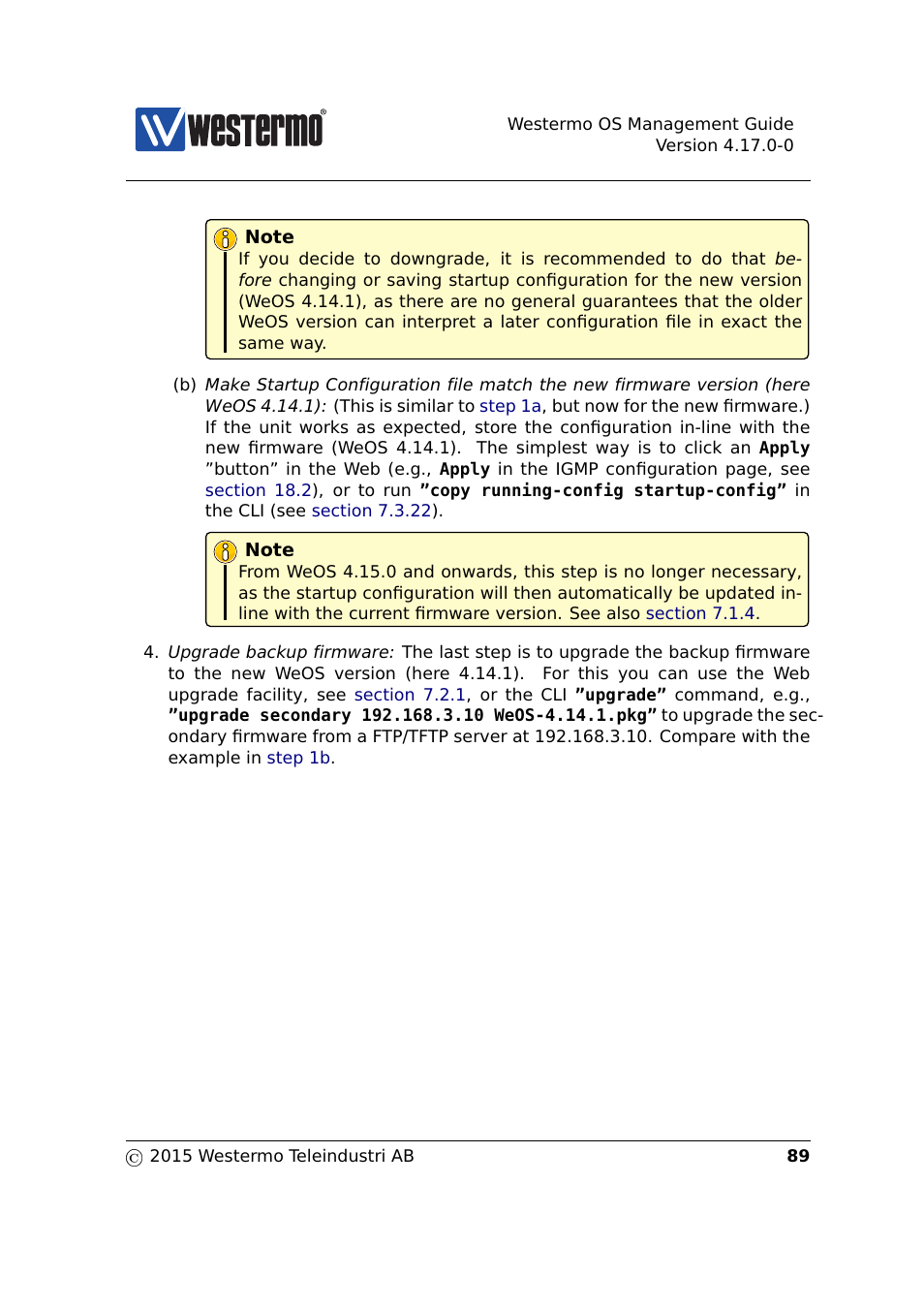 Westermo RedFox Series User Manual | Page 89 / 977