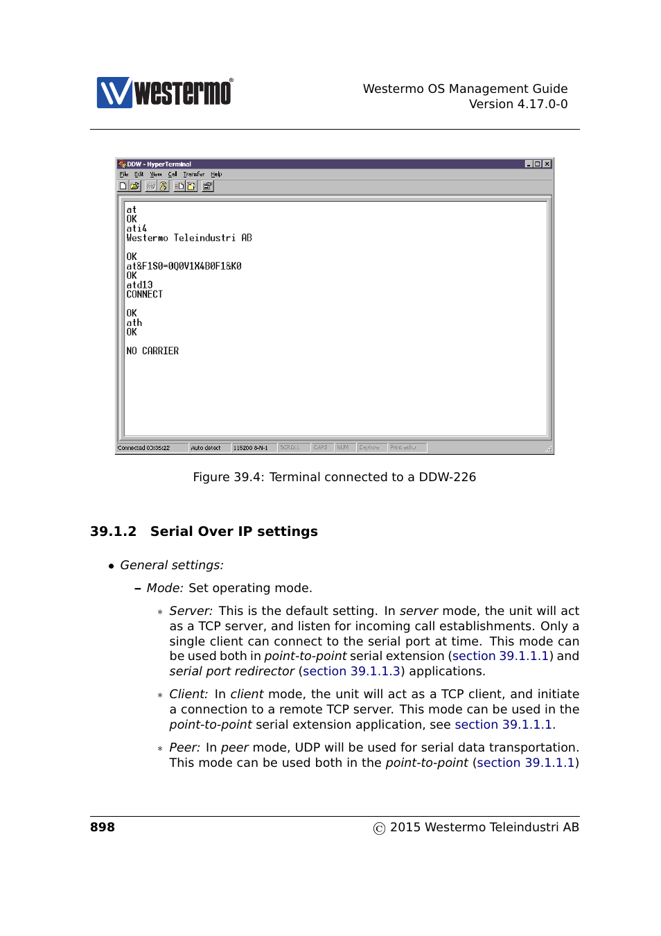 Sections 39.1.2, Section 39.1.2 | Westermo RedFox Series User Manual | Page 898 / 977