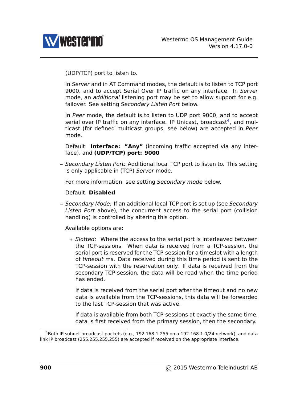 Westermo RedFox Series User Manual | Page 900 / 977