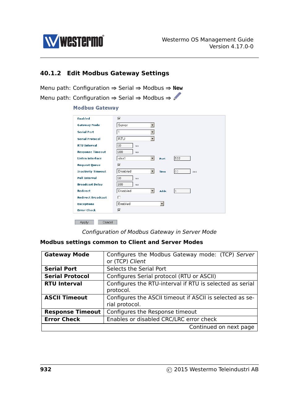 Westermo RedFox Series User Manual | Page 932 / 977