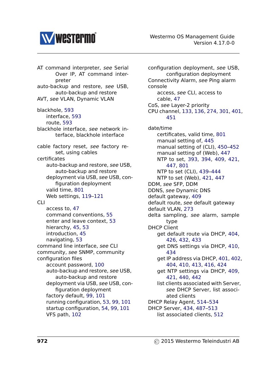 Westermo RedFox Series User Manual | Page 972 / 977