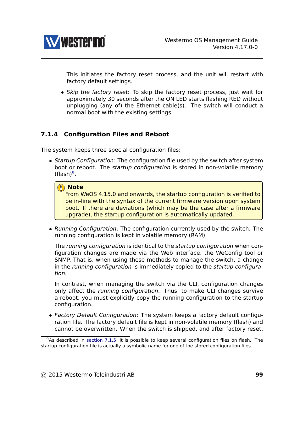 Section 7.1.4, Sections 7.1.4 | Westermo RedFox Series User Manual | Page 99 / 977