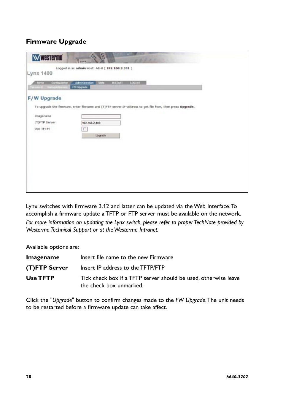 Westermo Lynx Series User Manual | Page 20 / 28